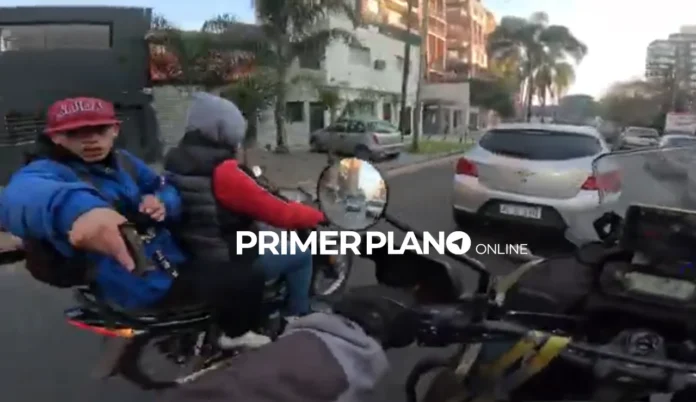 Motochorros persecución en Morón