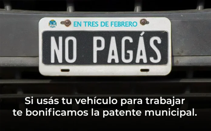 En Tres de Febrero autos de trabajo no pagan patentes