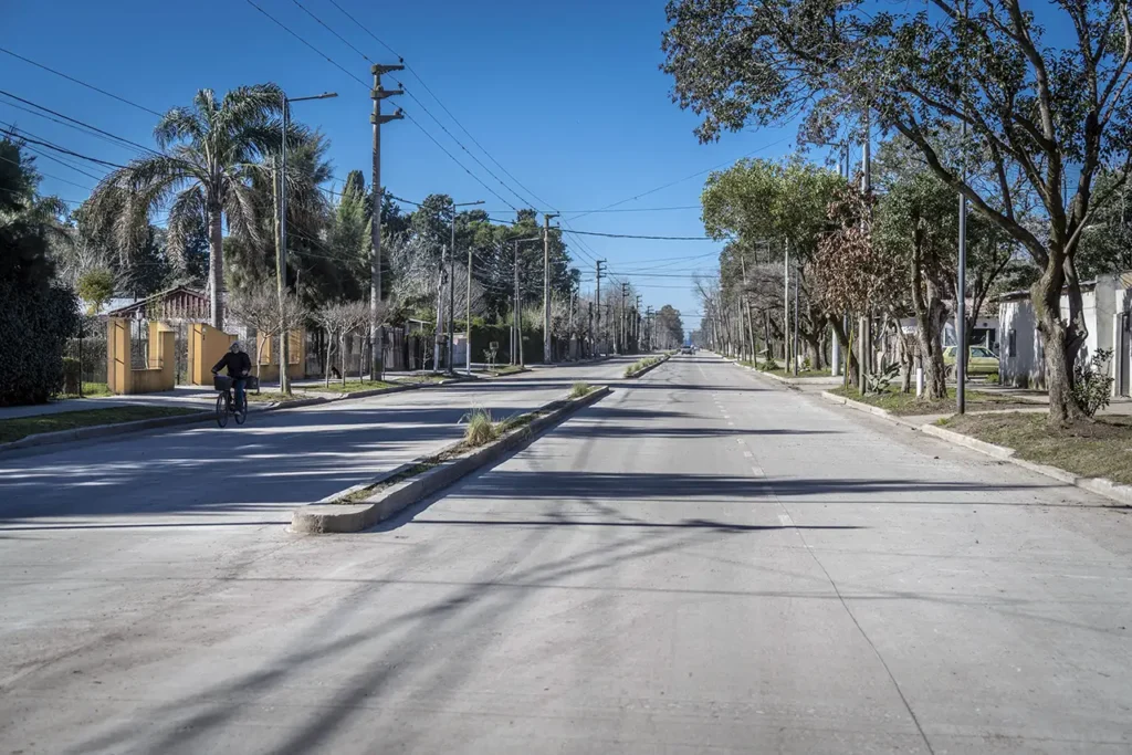 Inauguraron la pavimentación en la avenida Argentinidad, en Moreno