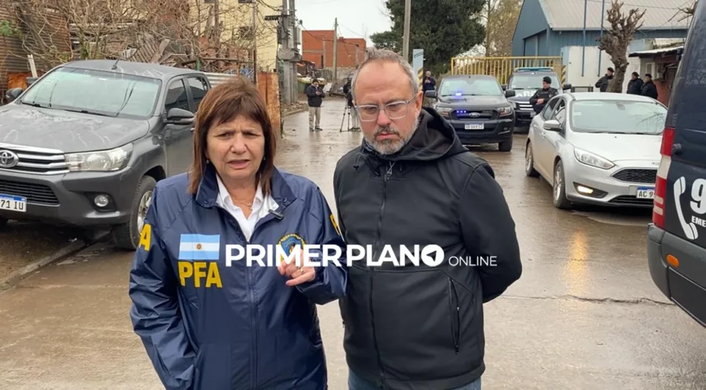 Patricia Bullrich en Tres de Febrero con Valenzuela