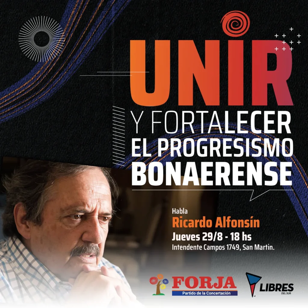 Ricardo Alfonsín lanza una alternativa progresista