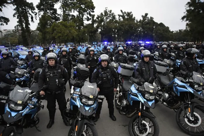 Chalecos antibalas para policías porteños