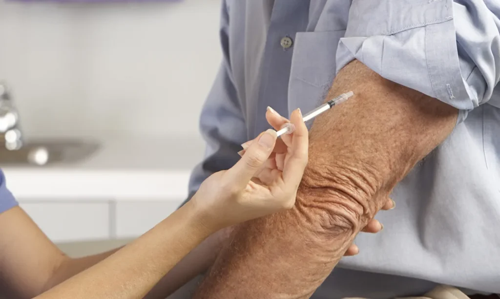 Vacunación para personas mayores de 65 años