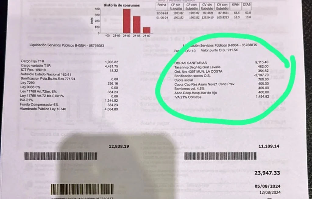 Municipios no podrán cobrar tasas en facturas de servicios públicos