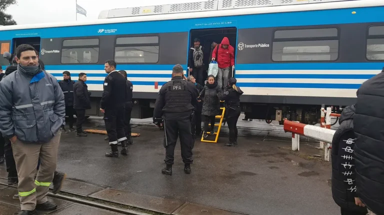 Pollo Sobrero con duras críticas al funcionamiento del tren Sarmiento