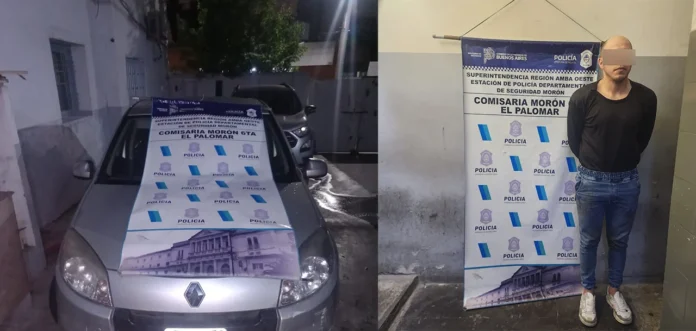 Detenido tras chocar contra garita en Morón