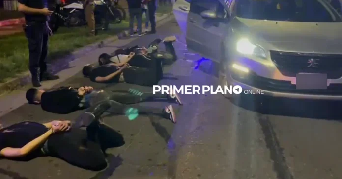 Banda detenida en Castelar norte
