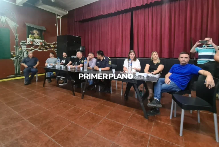 Reunión por seguridad en Haedo