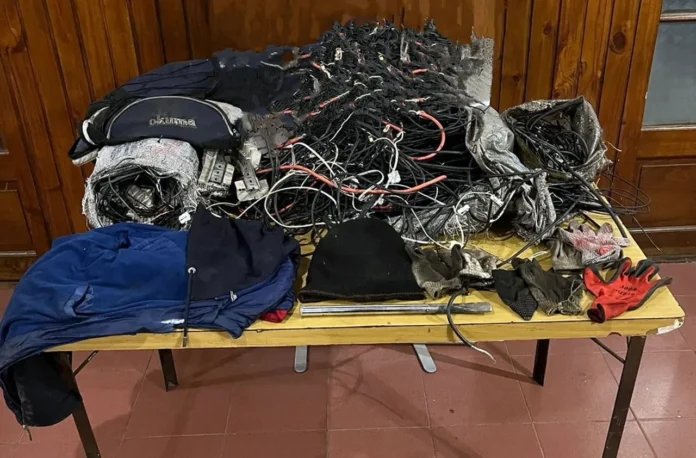 Detenidos por robo de material ferroviario en Haedo