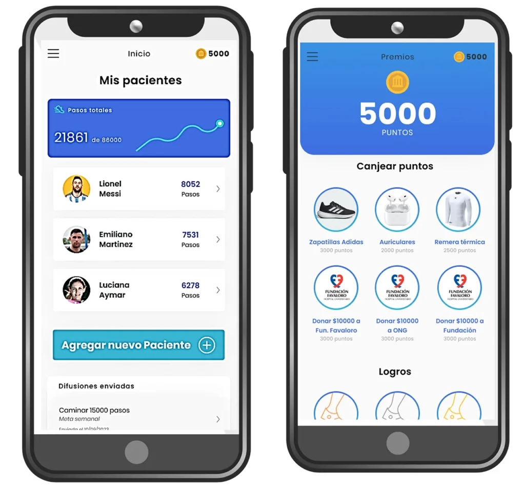Nueva aplicación para control de pasos