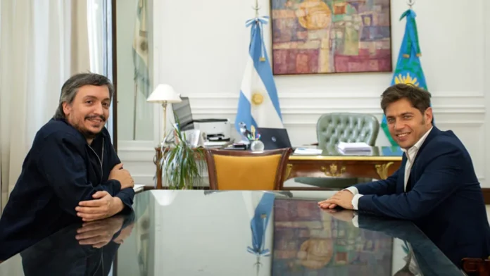 Máximo Kirchner sobre Axel Kicillof