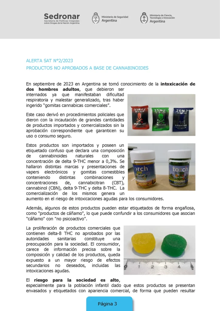 Golosinas con drogas en Morón