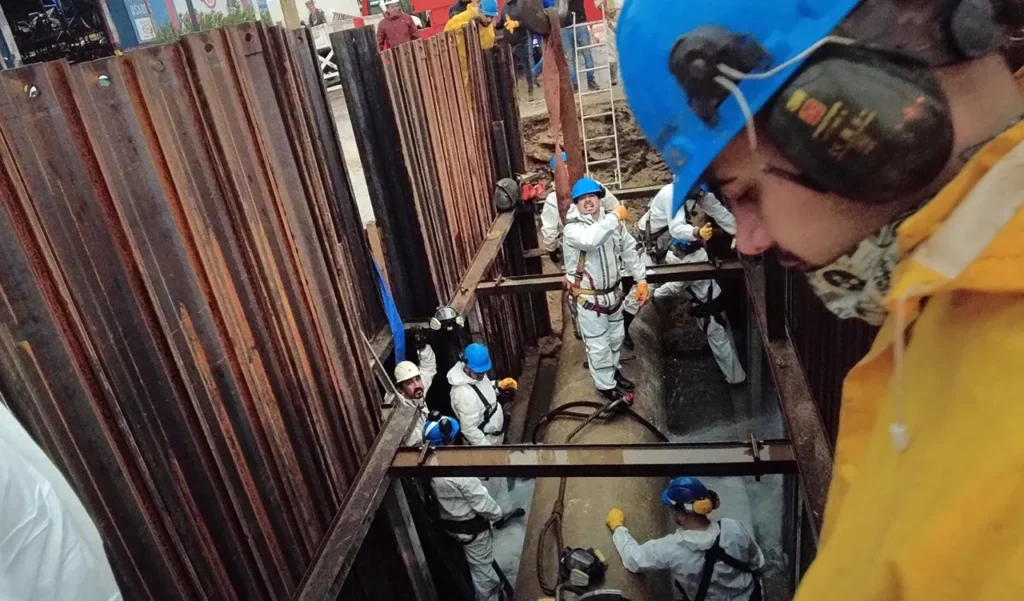 Obras de AySA en La Matanza