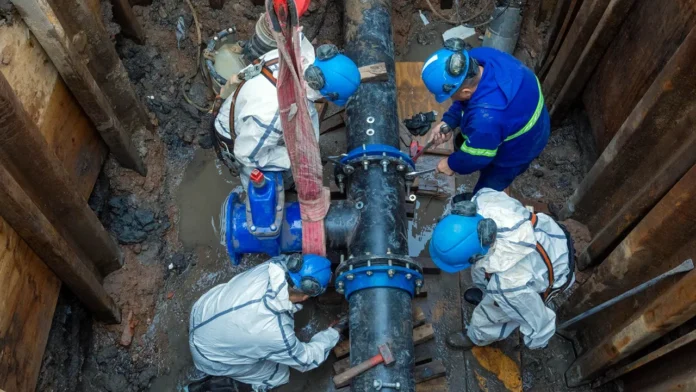 Obras de AySA en La Matanza