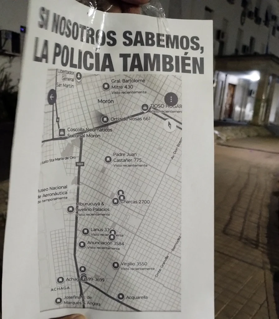 Marcha por seguridad en Morón