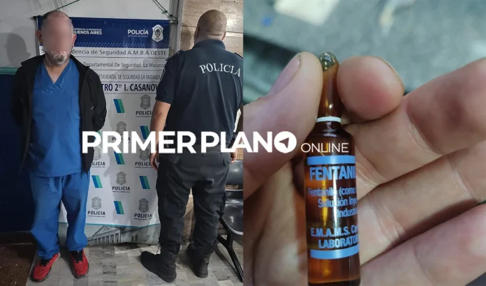 Ambulanciero detenido por robo de fentanilo
