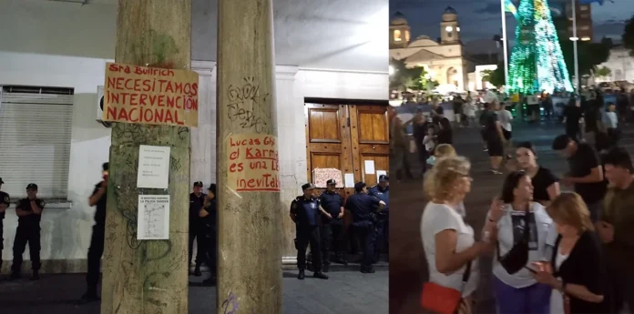 Marcha por seguridad en Morón