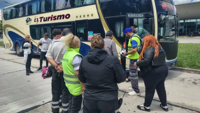 Micro detenido en Mar del Plata