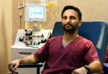 El médico que dona médula