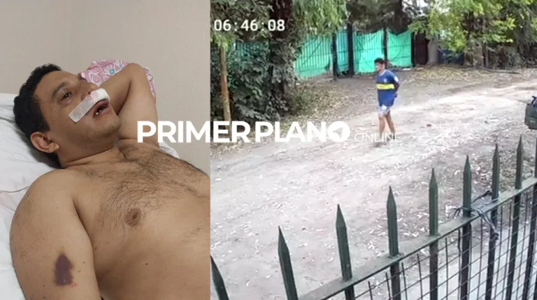 Brutal ataque con un cascote en Merlo