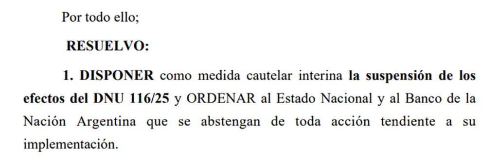 Suspenden la conversión en Sociedad Anónima del Banco Nación