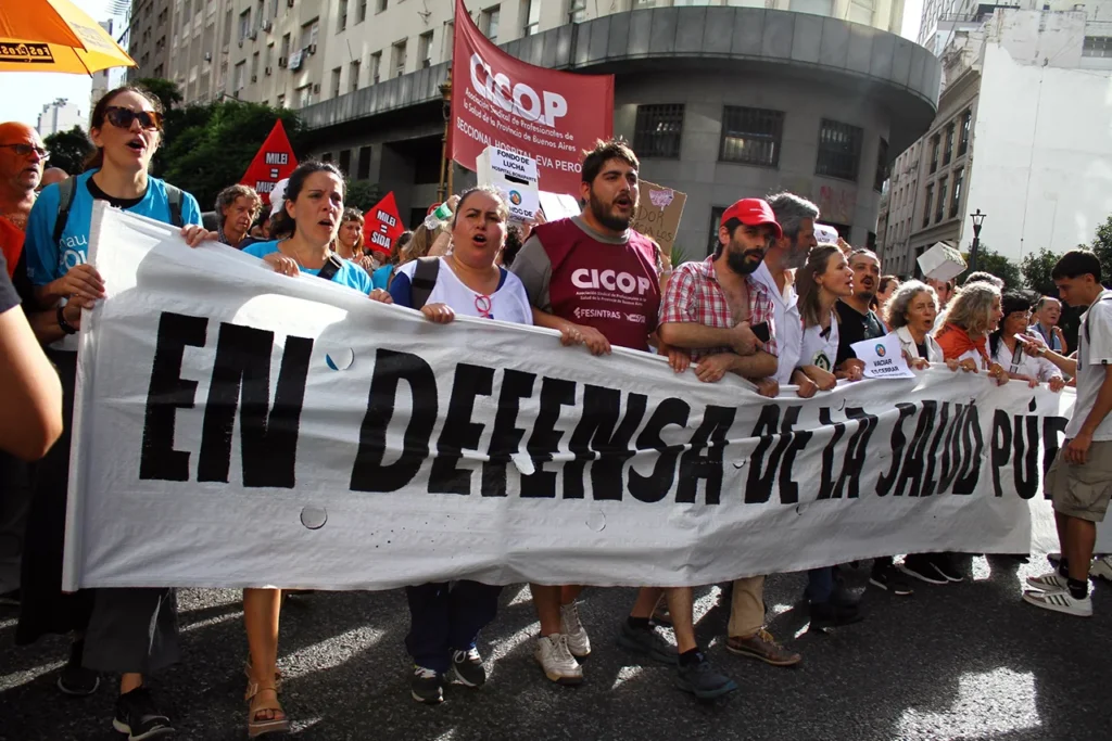 Marcha federal de salud
