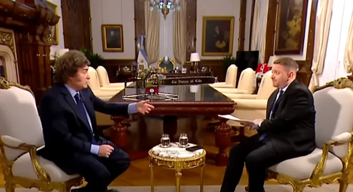 Entrevista de Milei con Jonatan Viale