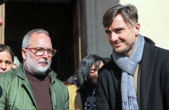 Lucas Ghi y Martín Sabbatella