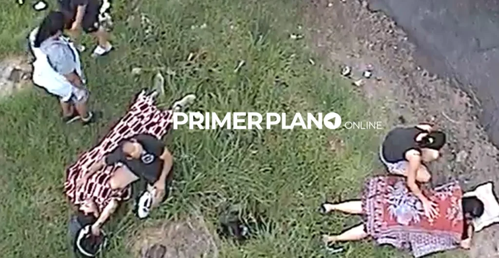 Choque entre un auto y una moto en Tigre