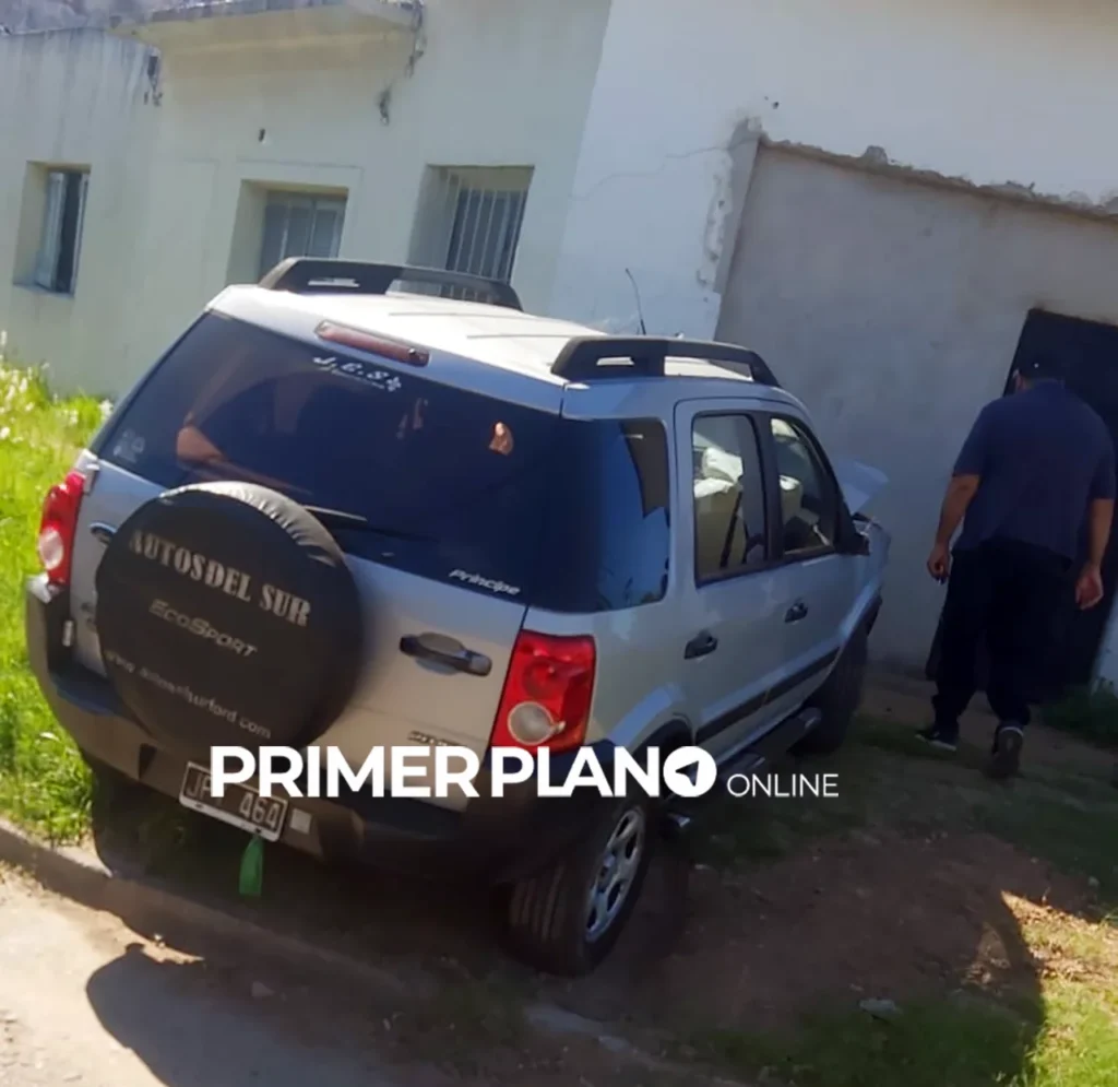 Robo de camioneta y choque en Morón
