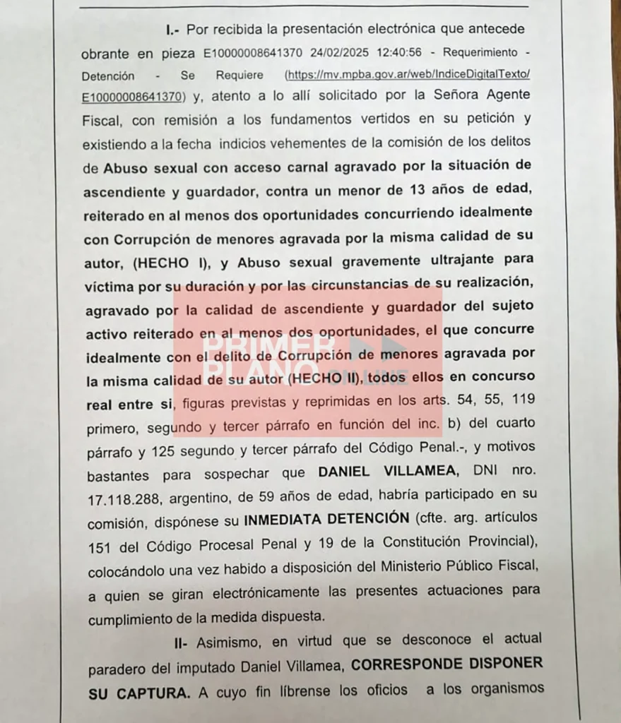Pastor de Merlo buscado por abuso sexual