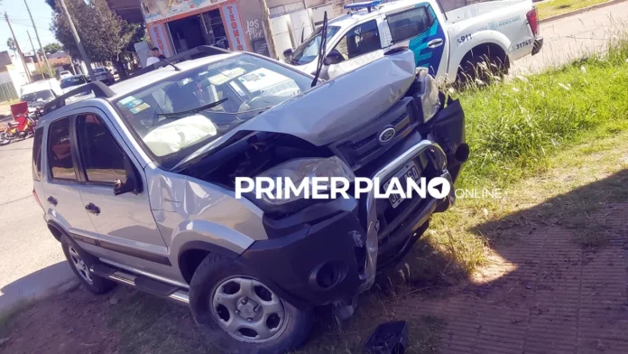 Robo de camioneta y choque en Morón
