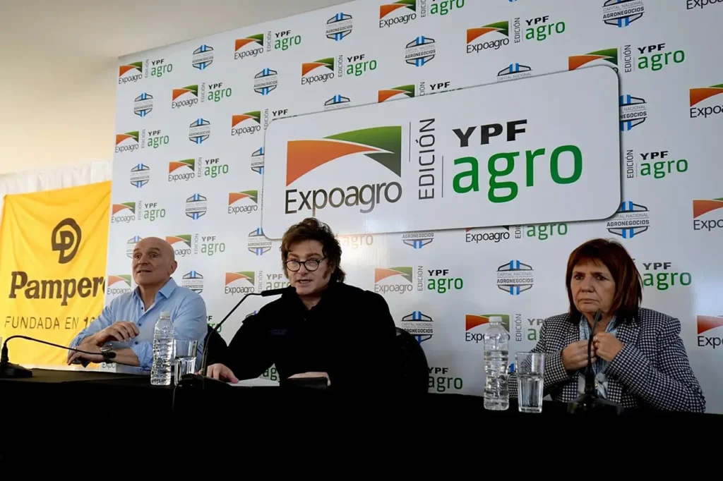 Milei respaldó a Bullrich
