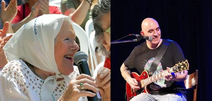 Garpar Benegas homenajea a Nora Cortiñas en Ituzaingó