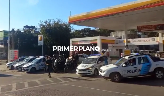 Protesta policial en Ituzaingó