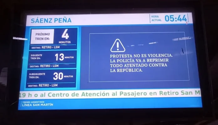 La protesta no es violencia