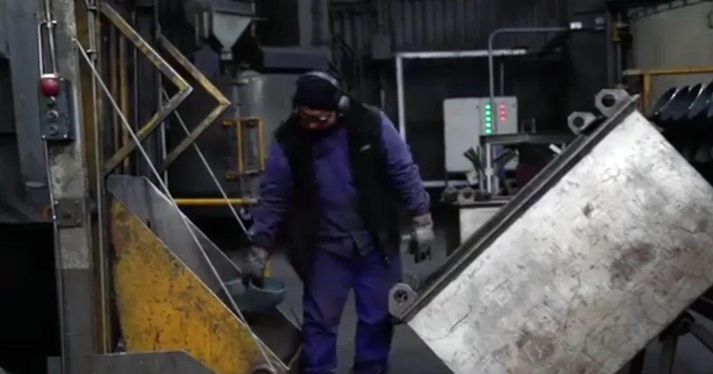 Caída en la producción metalúrgica