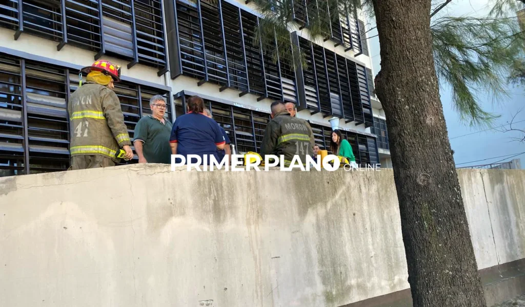 Incendio en tribunales de Morón