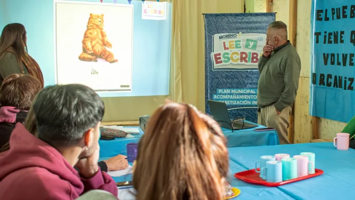 Plan de alfabetización en Moreno