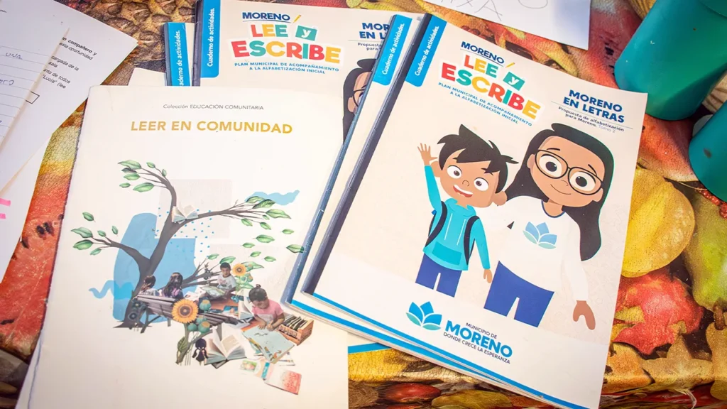 Plan de alfabetización en Moreno
