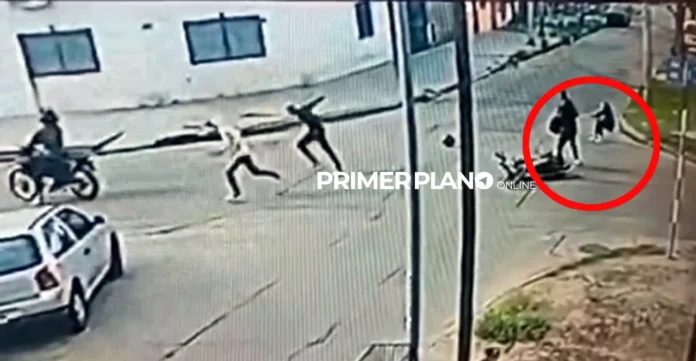Mujer policía baleada en San Martín