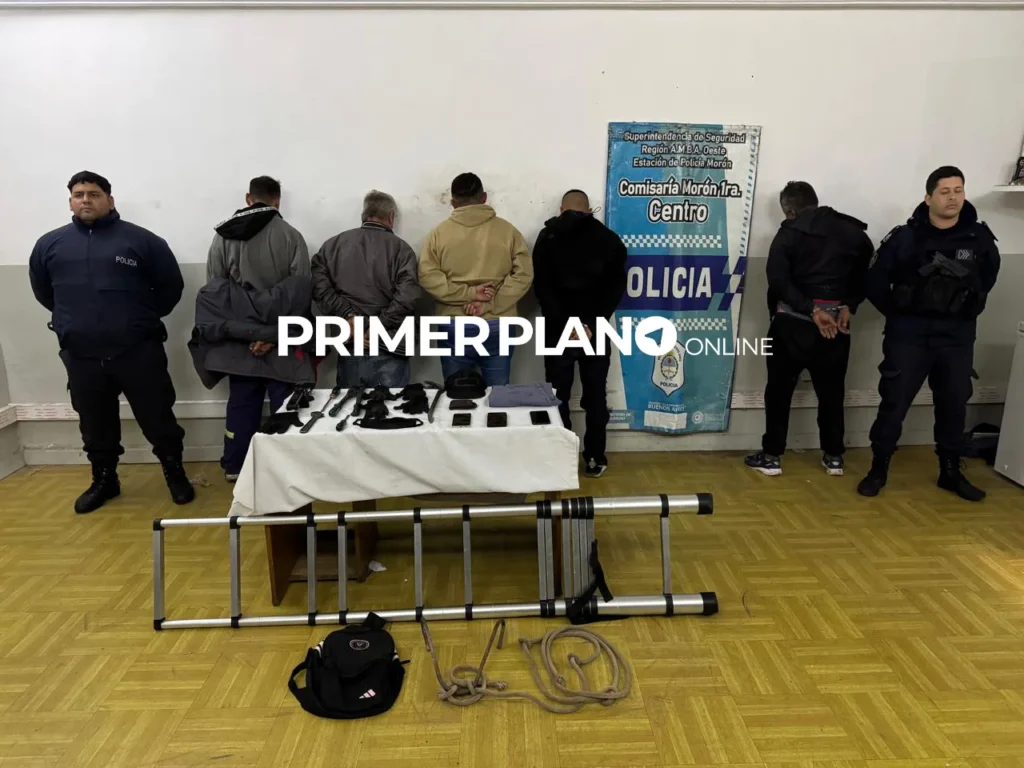 Banda de entraderas detenida en Morón