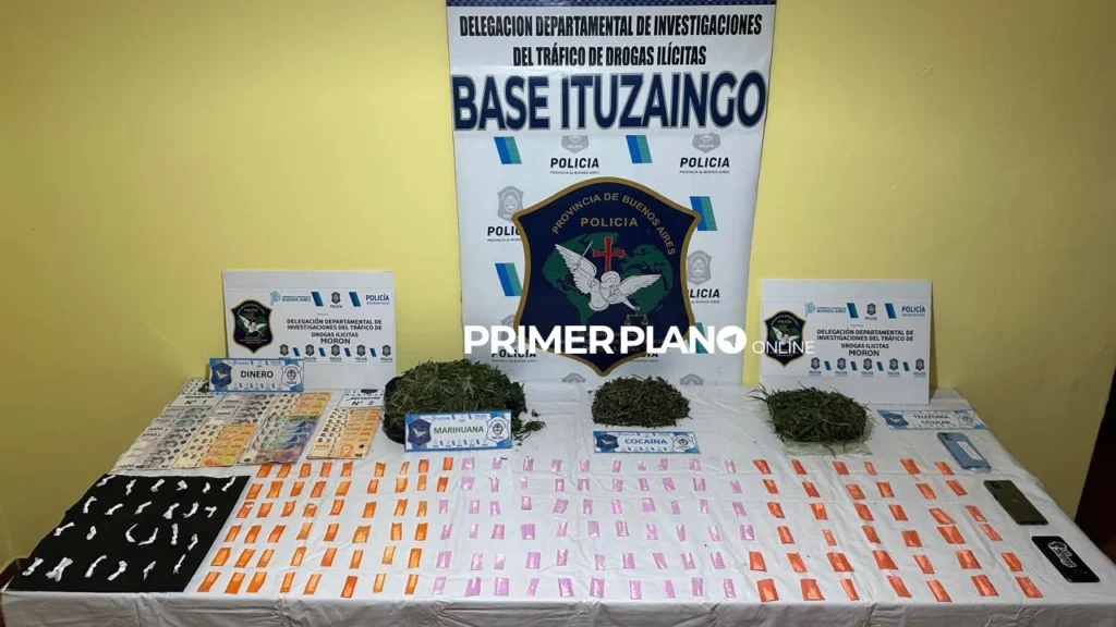 Operativo antidrogas en Ituzaingó
