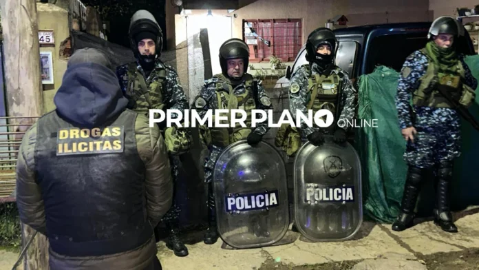 Operativo antidrogas en Ituzaingó