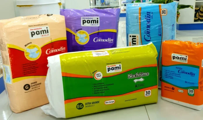 PAMI nuevo sistema de entrega de pañales