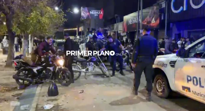 Operativo en la plaza de Laferrere