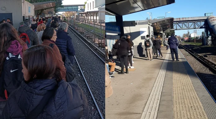 Fallas en el tren Sarmiento