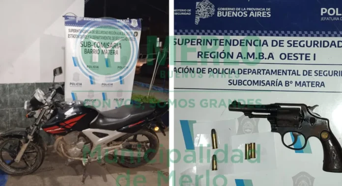 Detenido tras robar una moto en Merlo