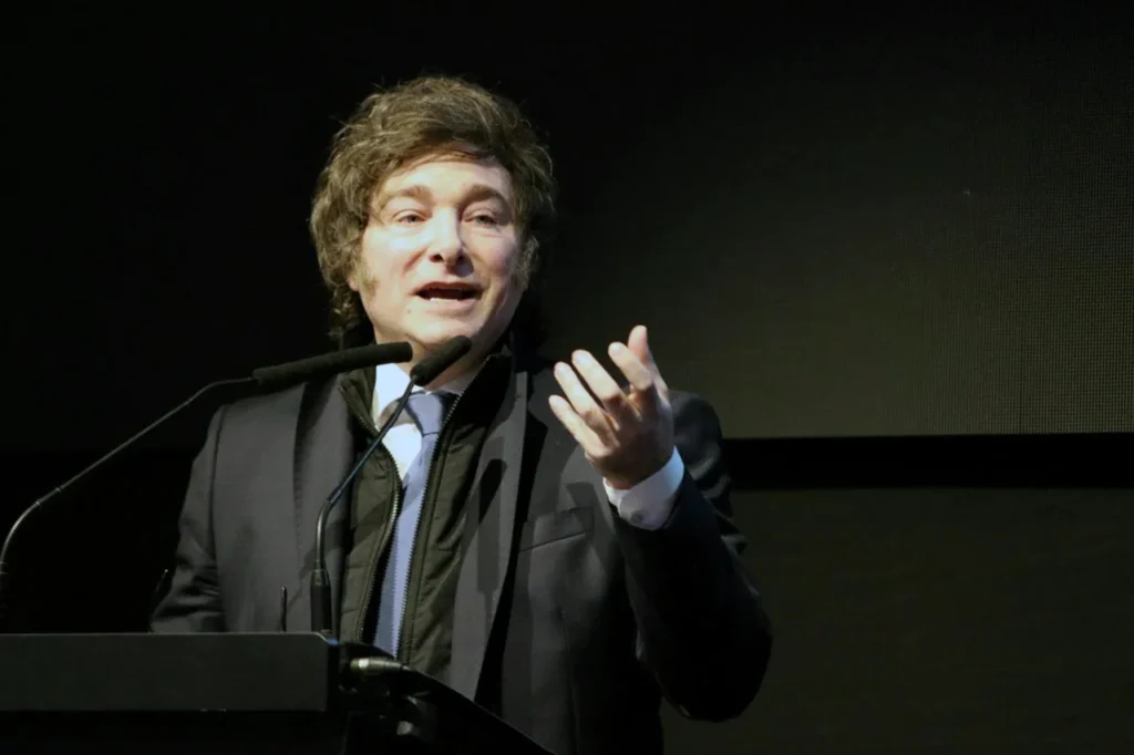 Acto de Javier Milei en La Plata