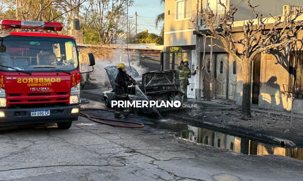 Voraz incendio en Ituzaingó 